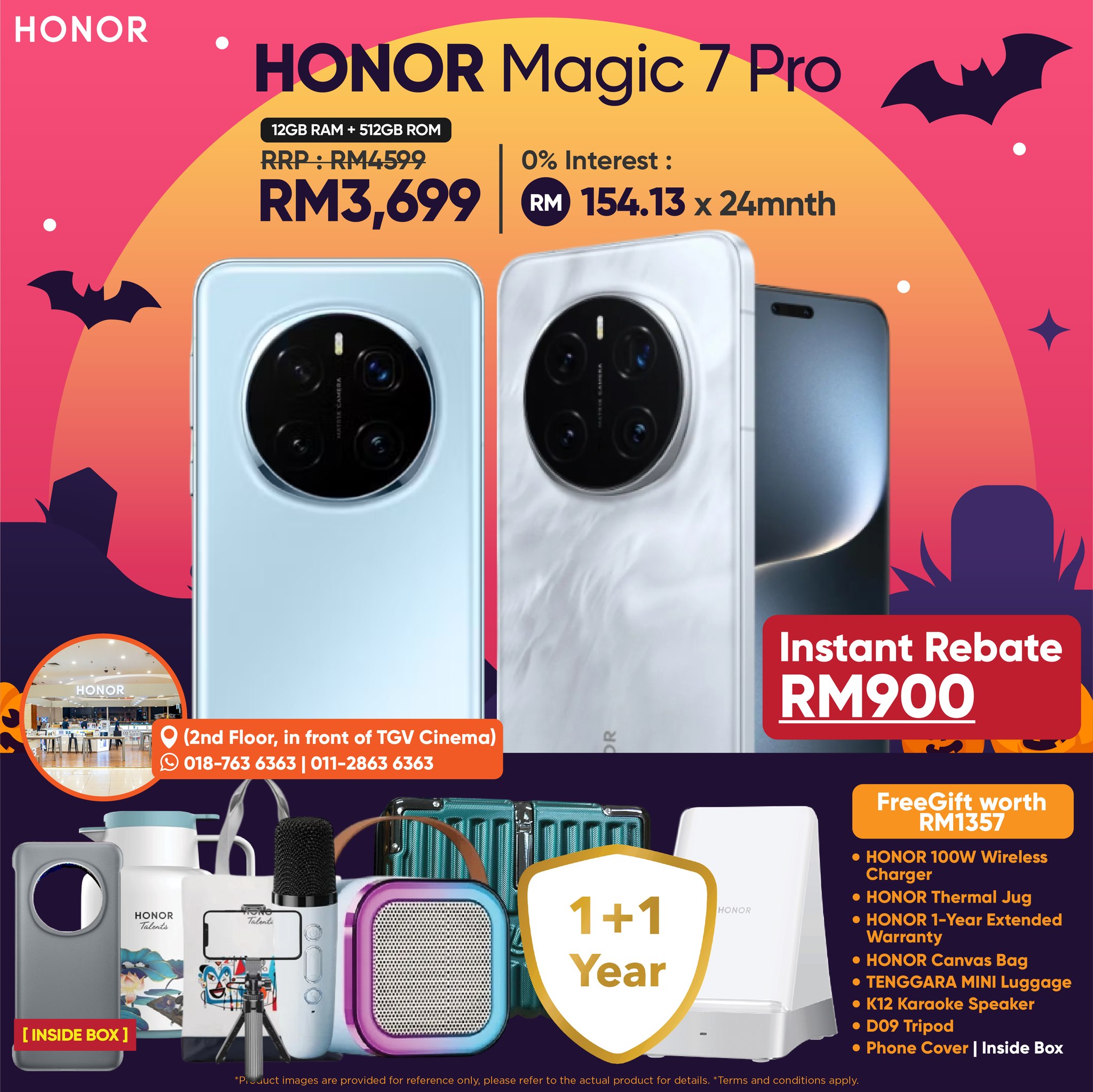 HONOR Halloween Sale at AEON Tebrau City JB