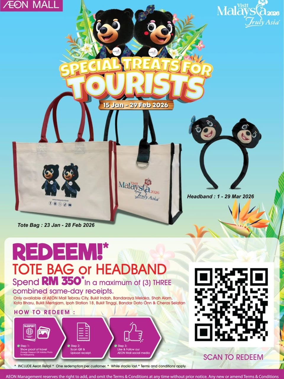 Tourist privilege program details