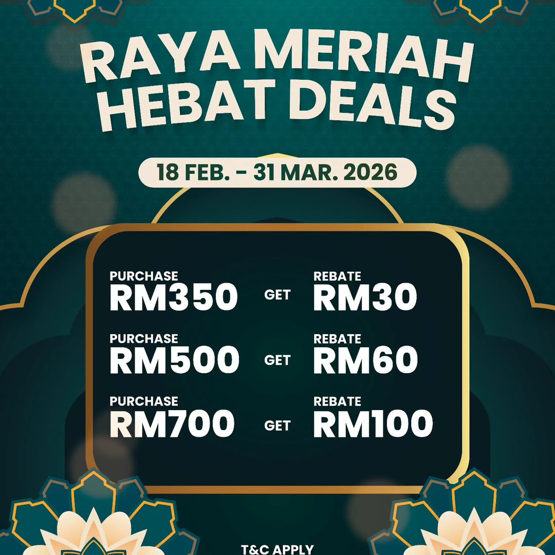 YFS Concept Store Raya 2026: Enjoy Up to RM100 Rebates