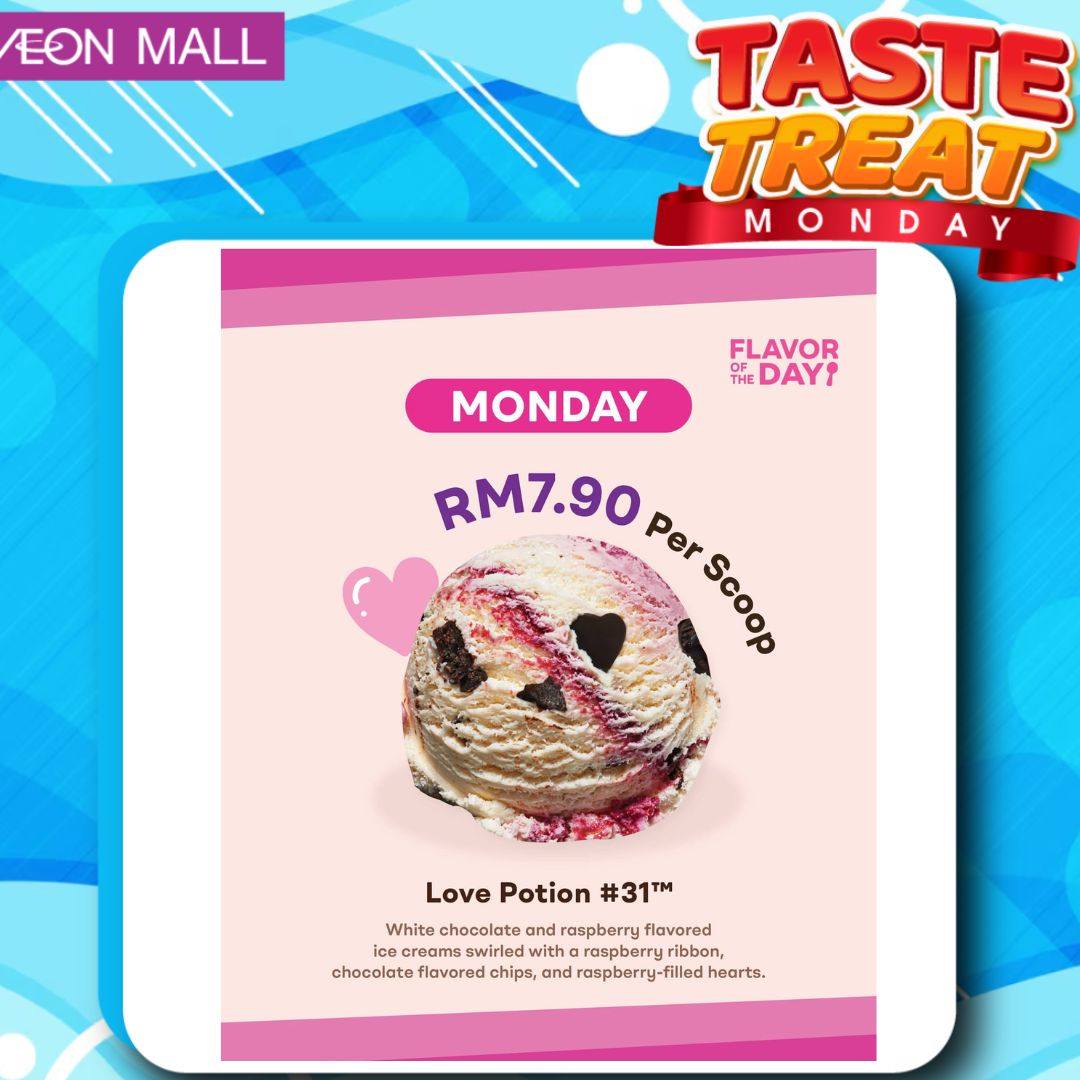 Enjoy daily exclusive offers at AEON MALL Tebrau City
