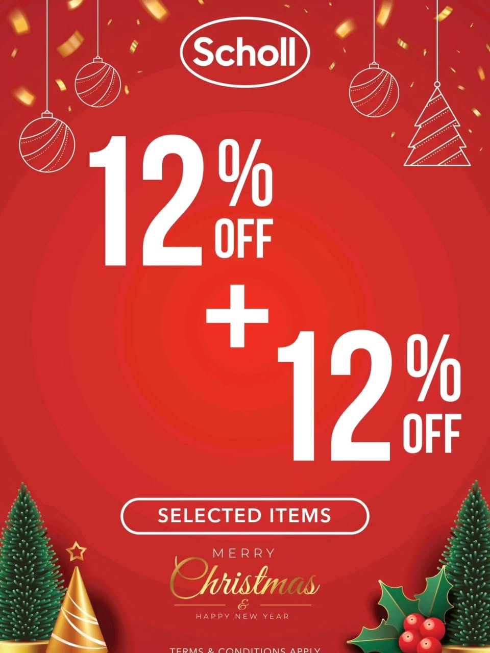 Scholl store entrance at AEON Mall Tebrau City