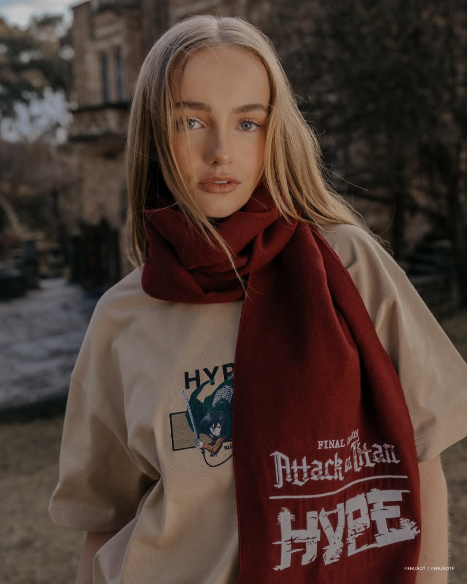 New releases from the Attack on Titan HYPE fashion line