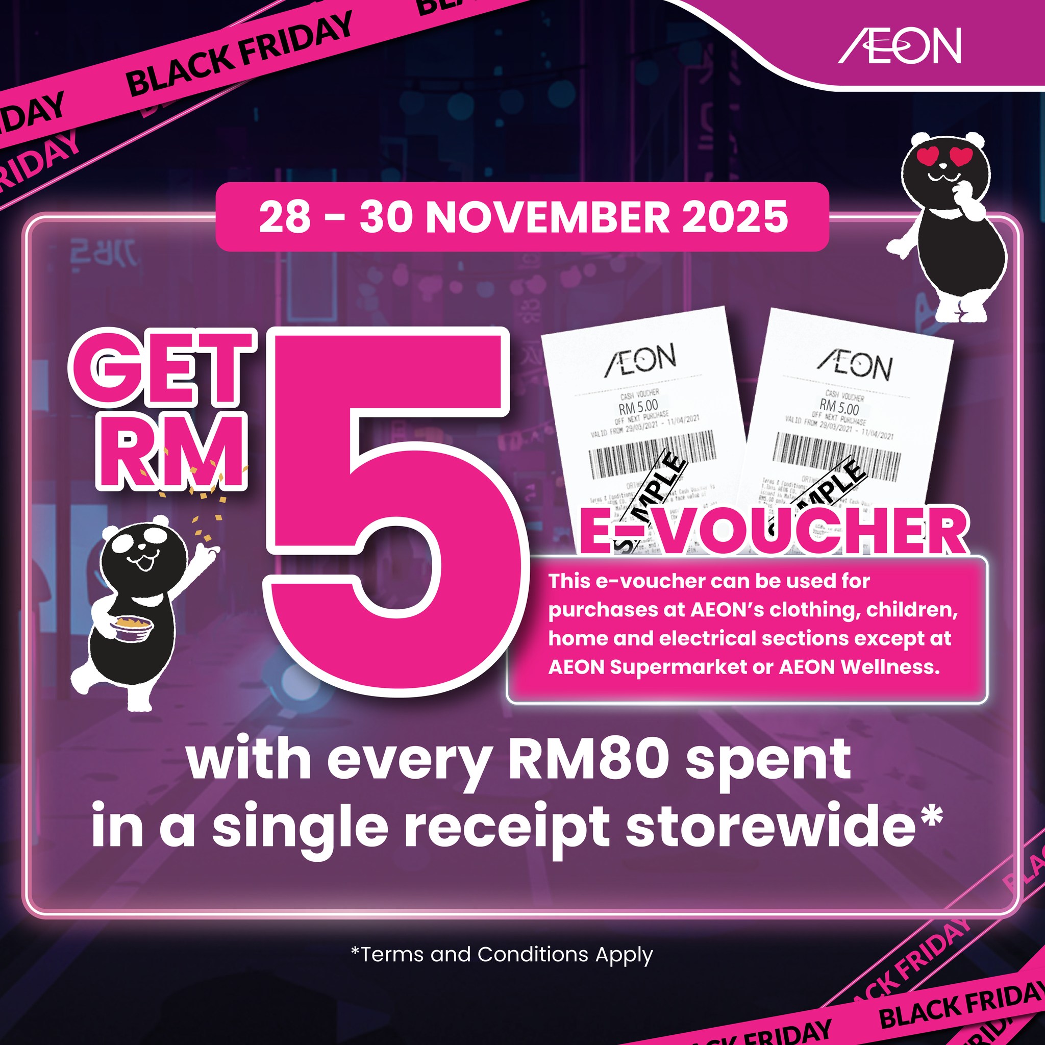 AEON Bonus Friday promotion