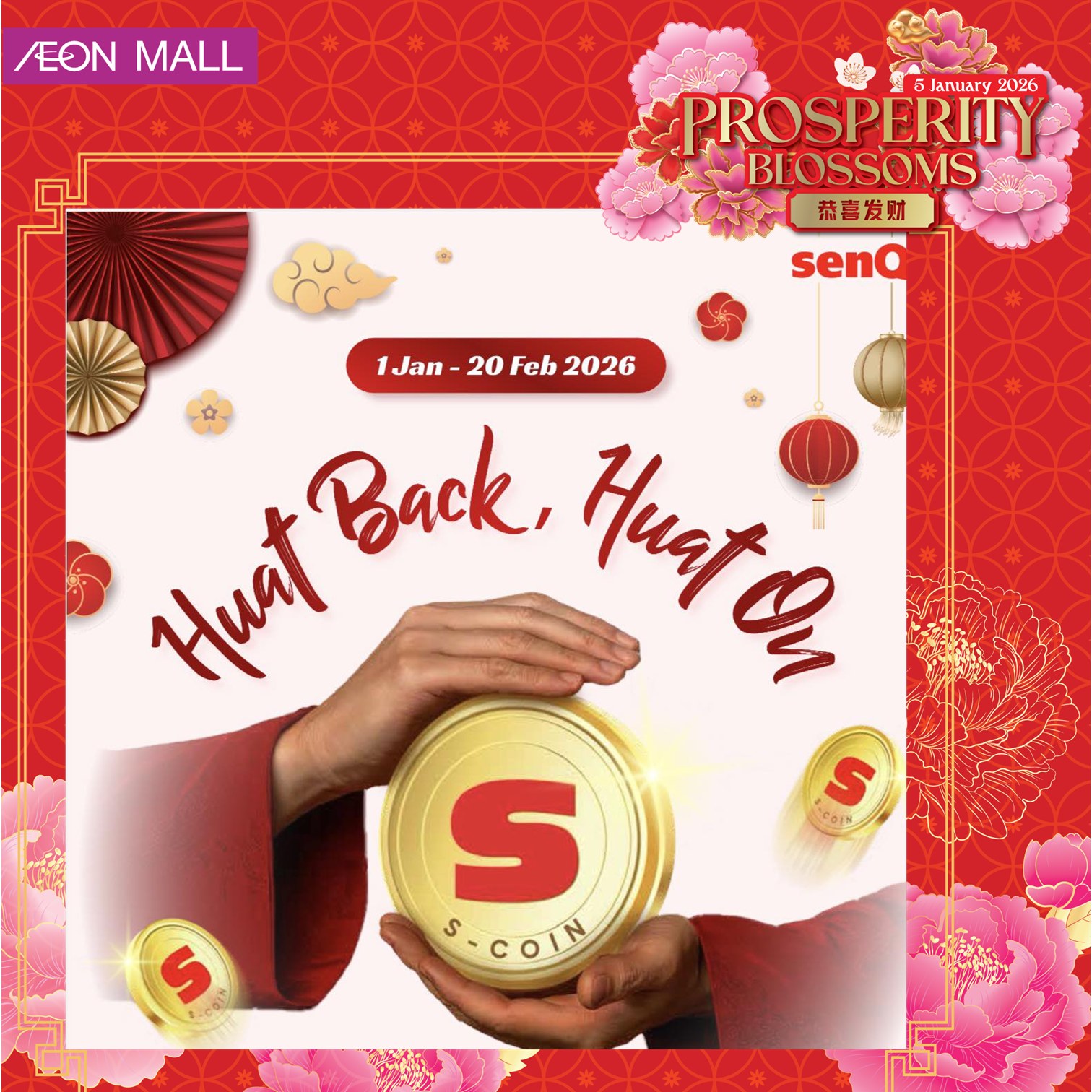 Shoppers enjoying the festive atmosphere and holiday deals