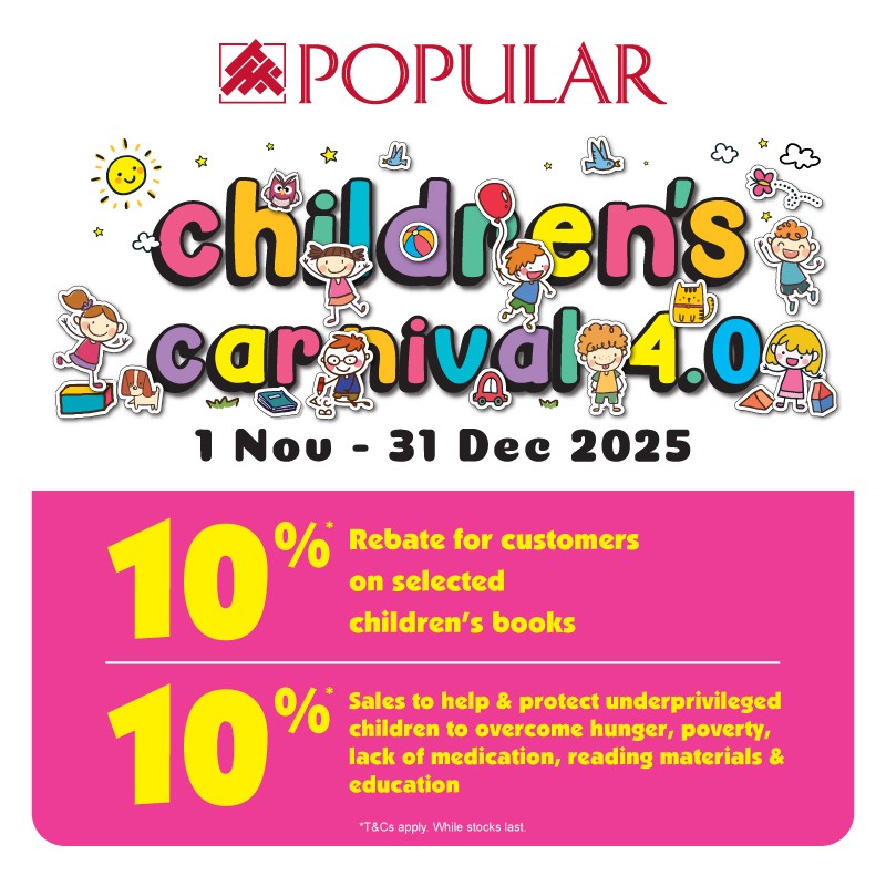 Children engaging with books and activities at POPULAR's Children's Carnival