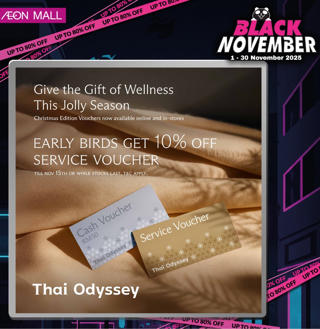 Thai Odyssey Christmas Edition Gift Vouchers