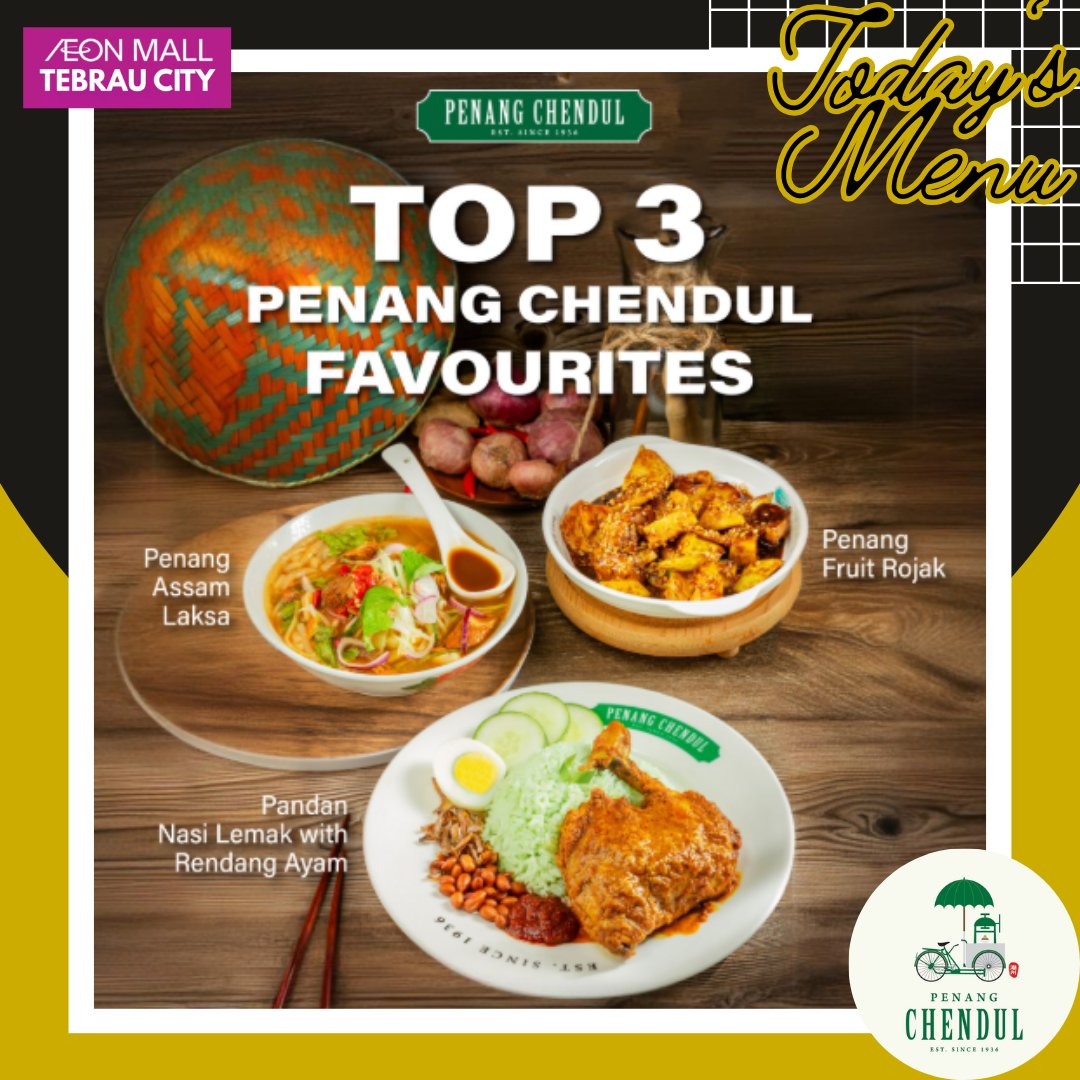 A vibrant dining area at AEON Mall Tebrau City