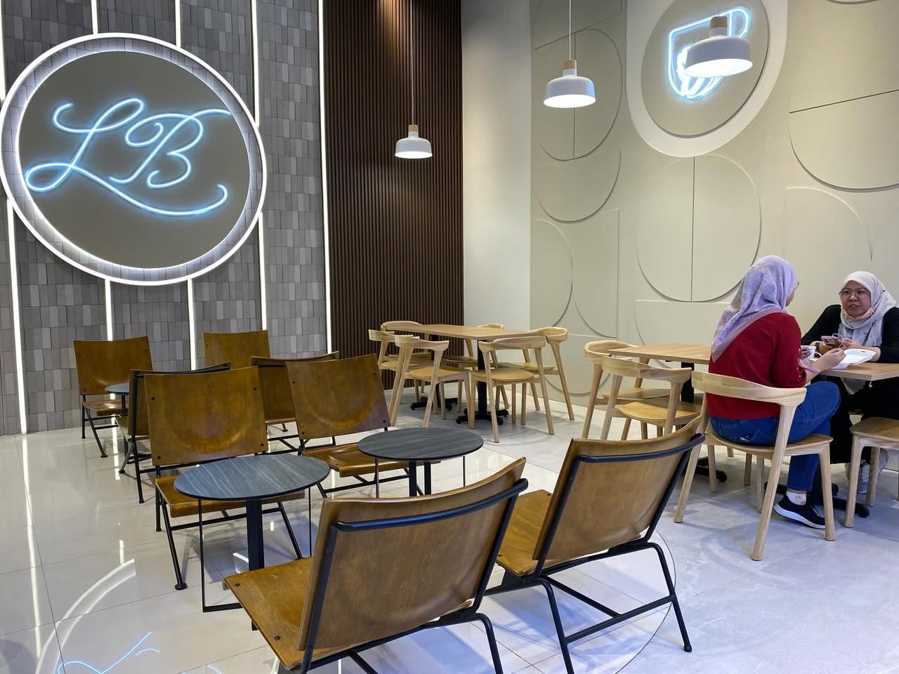 Assortment of freshly baked pastries and bread at La Bohème