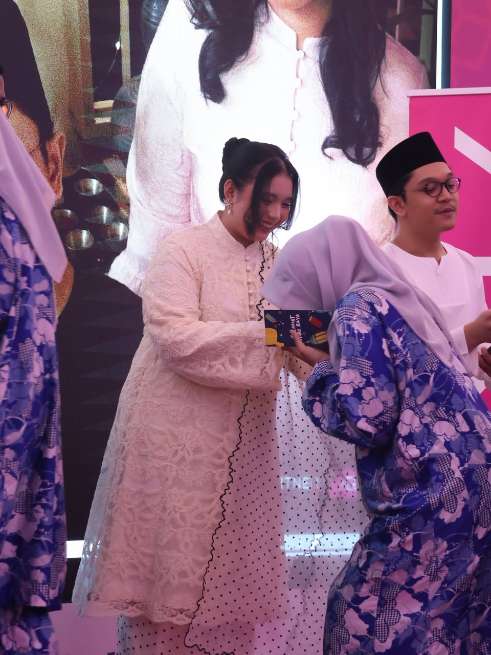 Children enjoying the Iftar meal at Hock Kee Kopitiam
