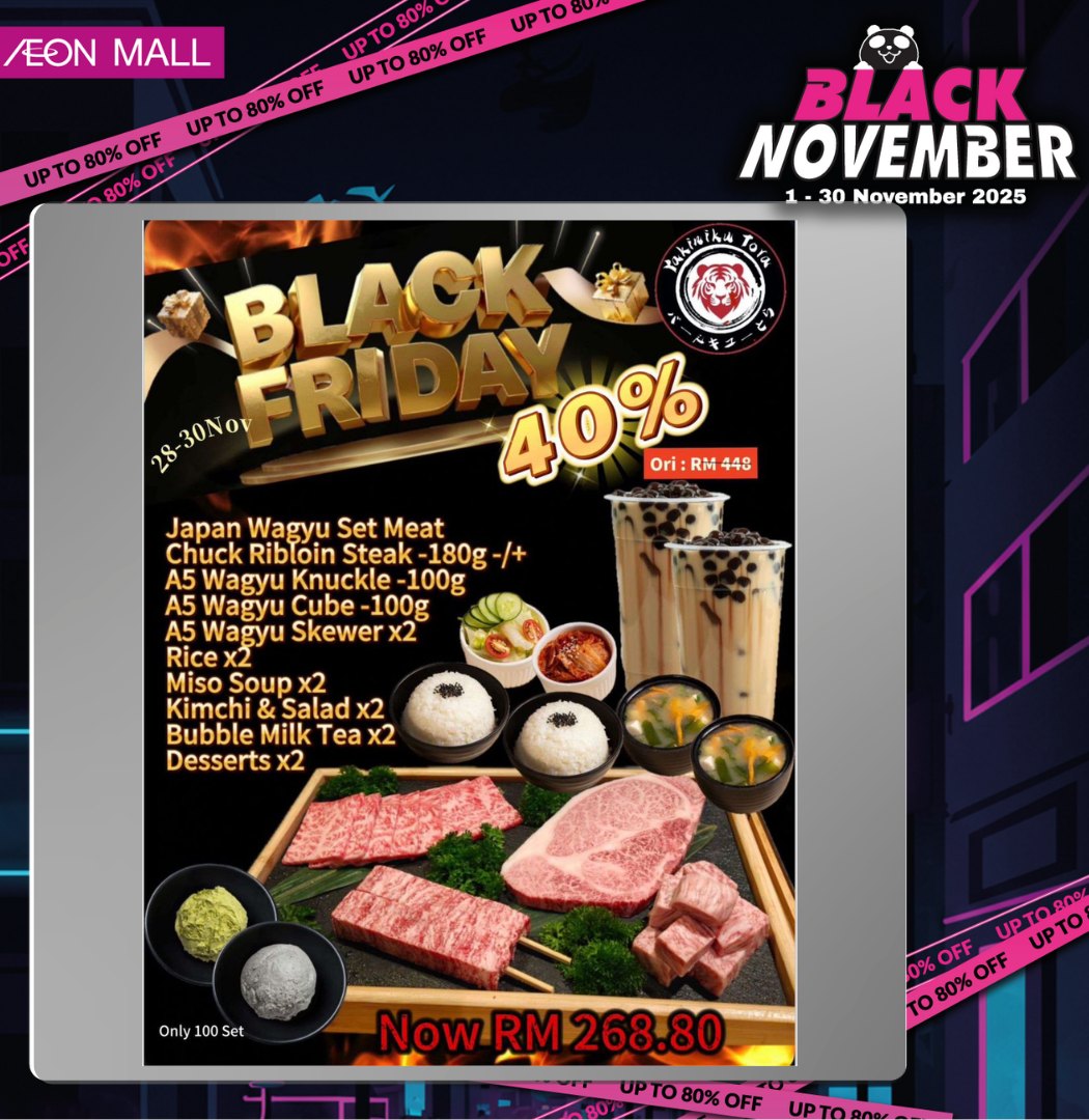 Exciting Black November deals and rewards