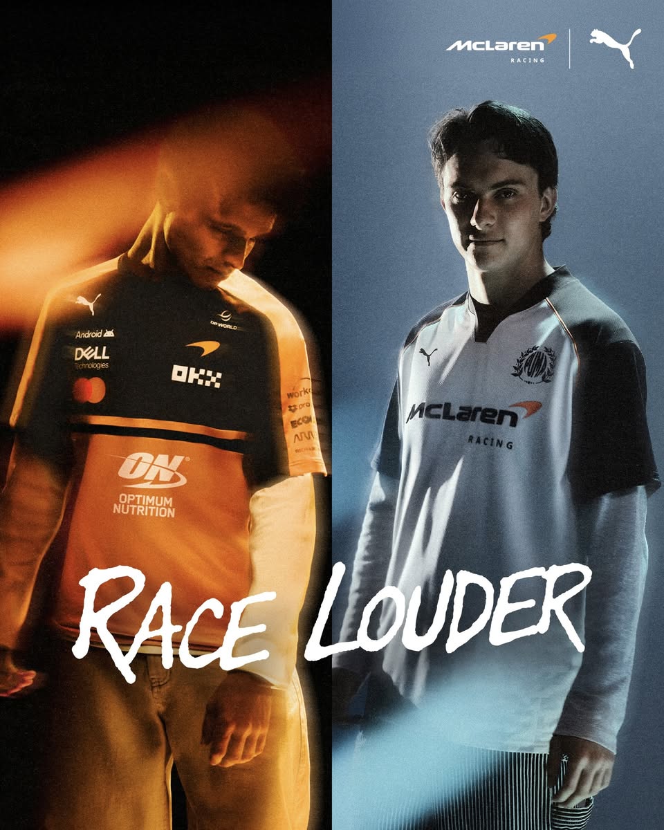 PUMA x McLaren Racing official team gear