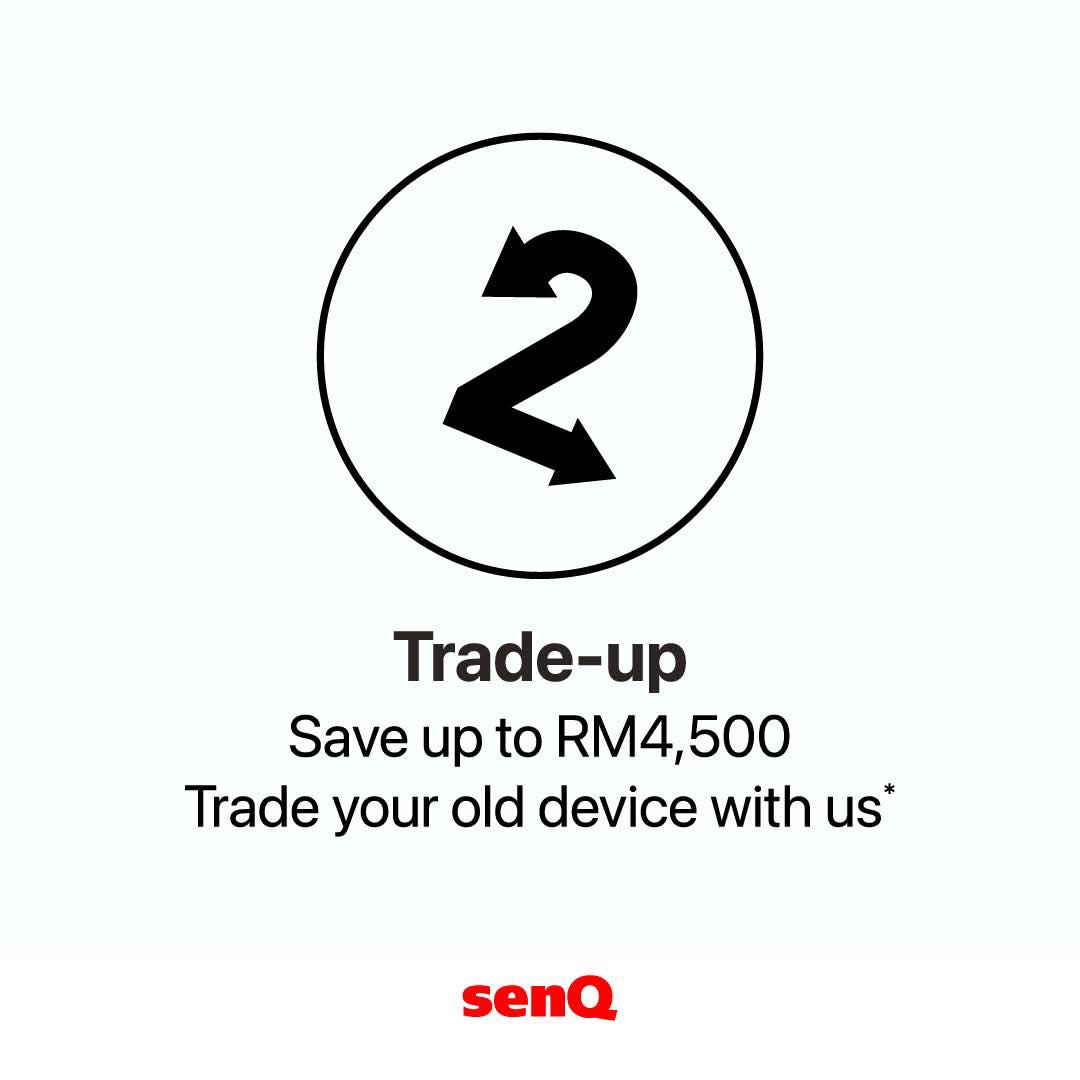 iPhone 17 pre-order announcement at senQ AEON TEBRAU CITY