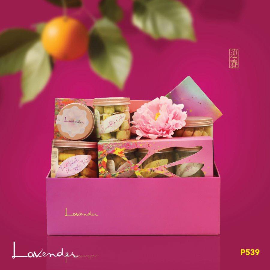 Close-up of signature bakery products included in the CNY gift sets