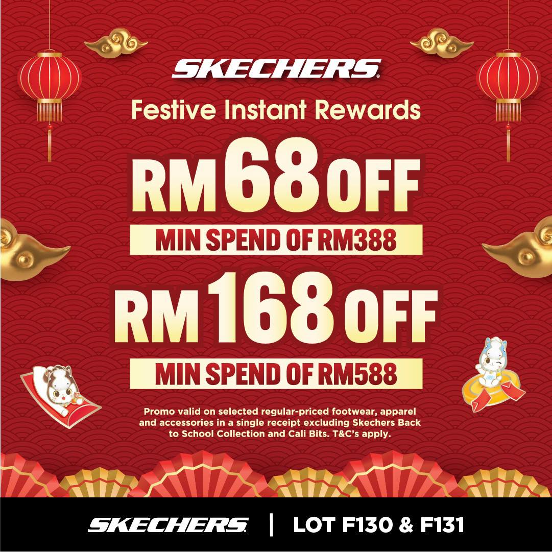 Skechers festive promotion at AEON Mall Tebrau City