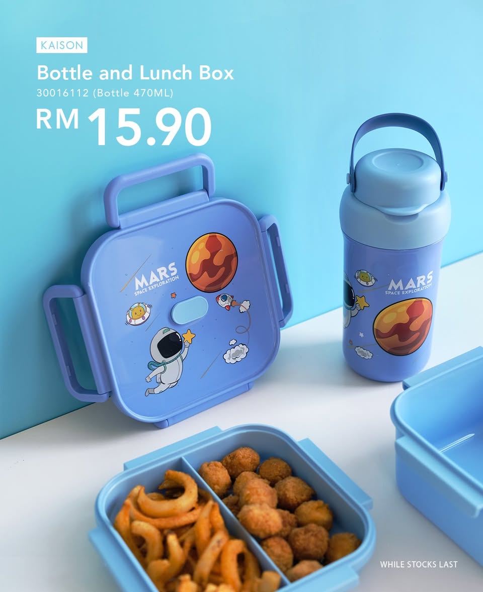 Organized bento-style meal within a Kaison container