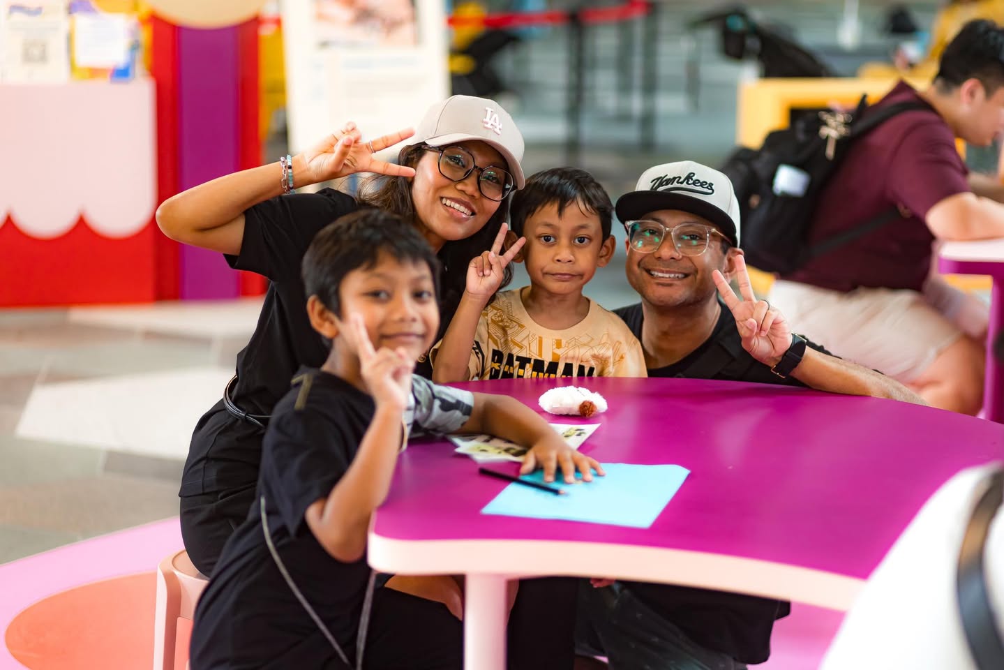 A vibrant display showing the convergence of technology and creativity