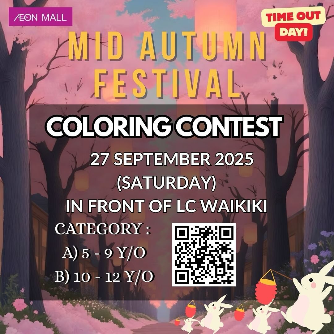 Children enthusiastically coloring at a Mid-Autumn Festival event