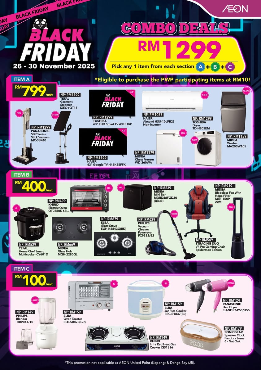 Irresistible Black Friday Deals at AEON