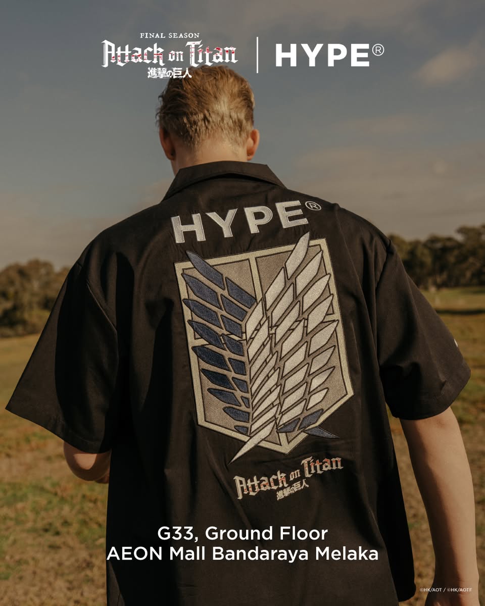 Stylish gear from the Attack on Titan HYPE collaboration