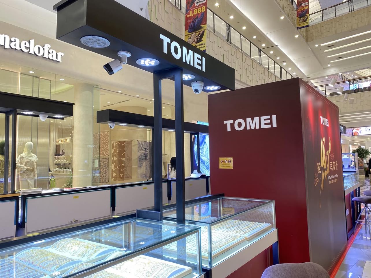 Detailed view of intricate diamond and gemstone pieces