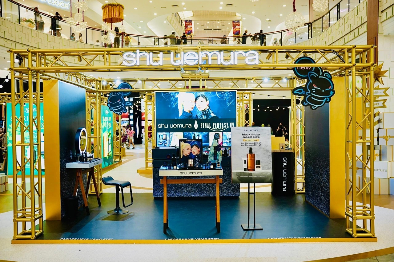 Yves Saint Laurent (YSL) festive collection at the pop-up
