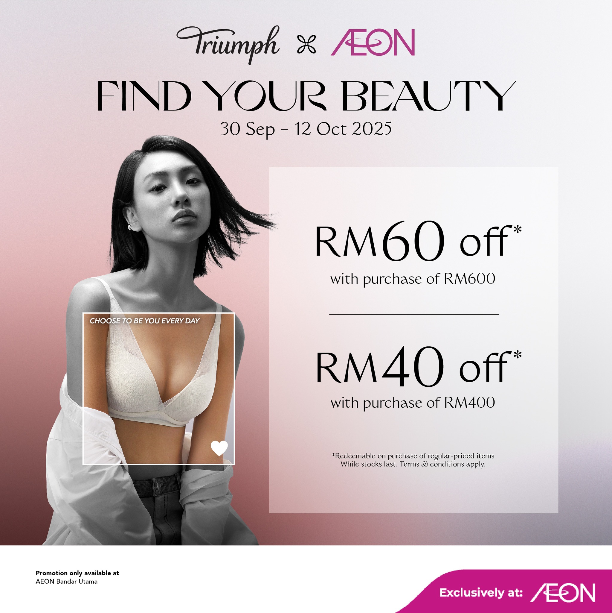 Promotional image for Triumph offers