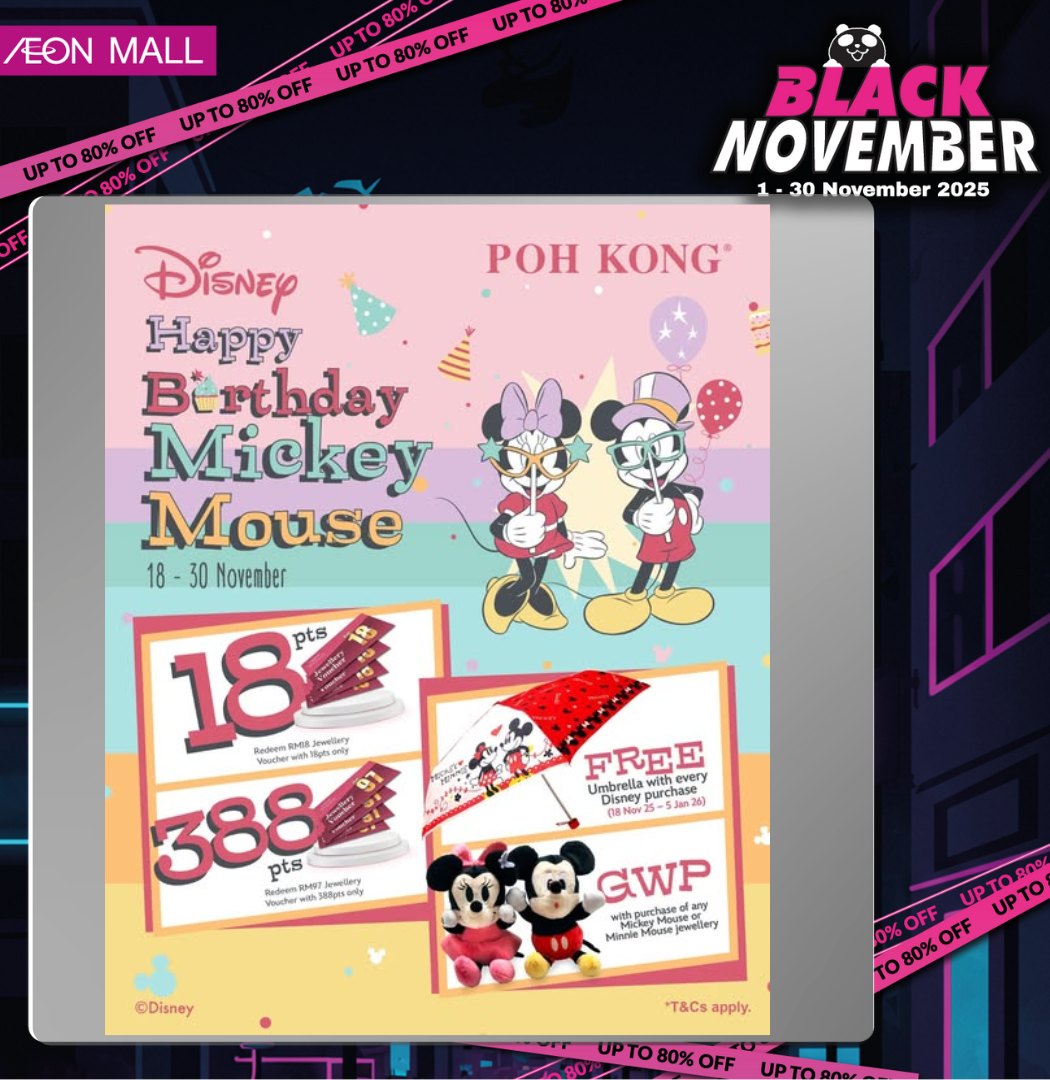 A vibrant scene of savings and rewards at AEON Mall Tebrau City