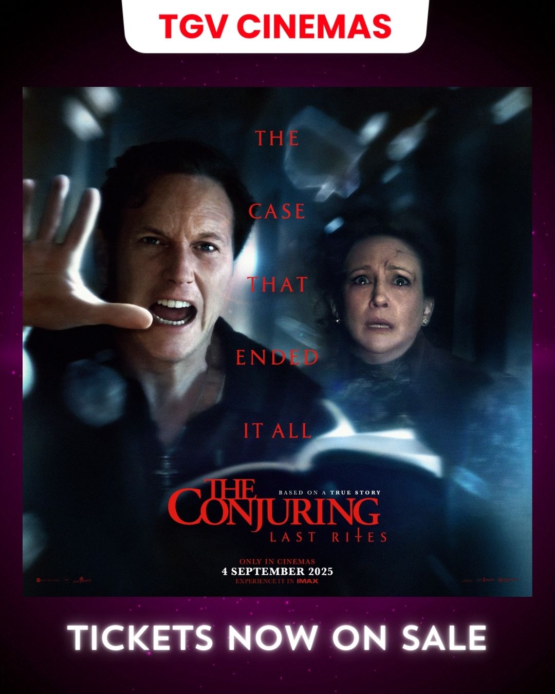 Promotional artwork for The Conjuring: Last Rites film