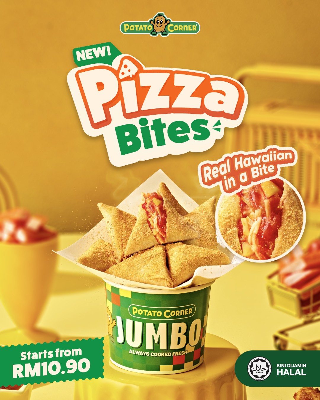 Potato Corner Launches New Hawaiian Pizza Bites