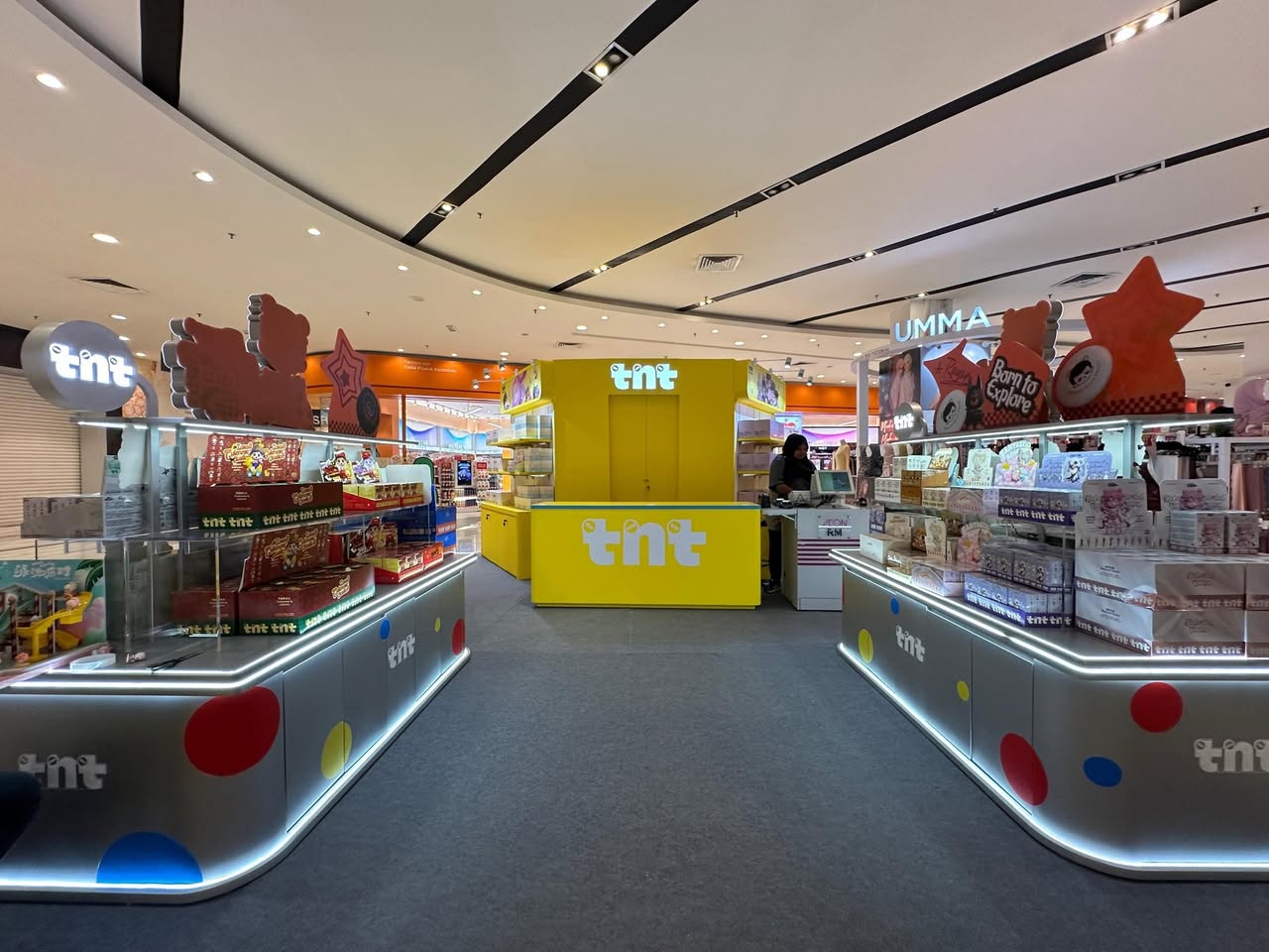 A glimpse of the TNT SPACE pop-up at AEON Mall Shah Alam