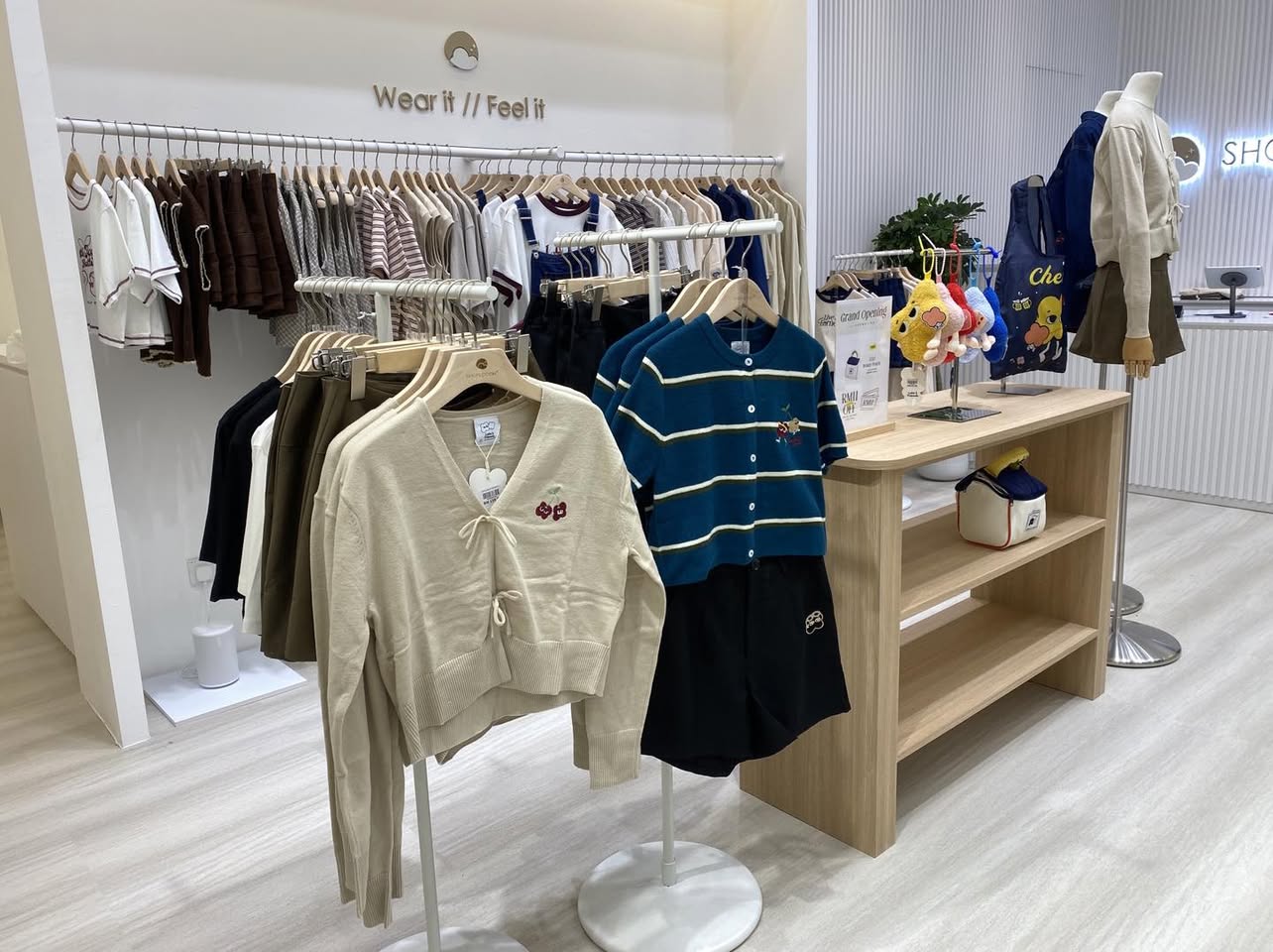 Interior shot of Shoploooh's newly opened boutique