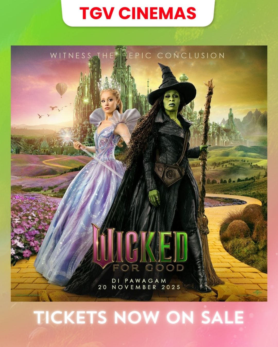 Promotional image for Wicked For Good movie