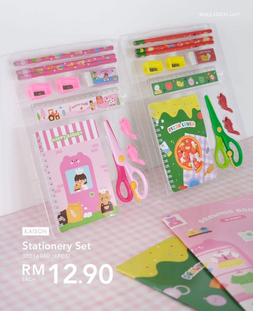 Colorful pens and decorative items from KAISON