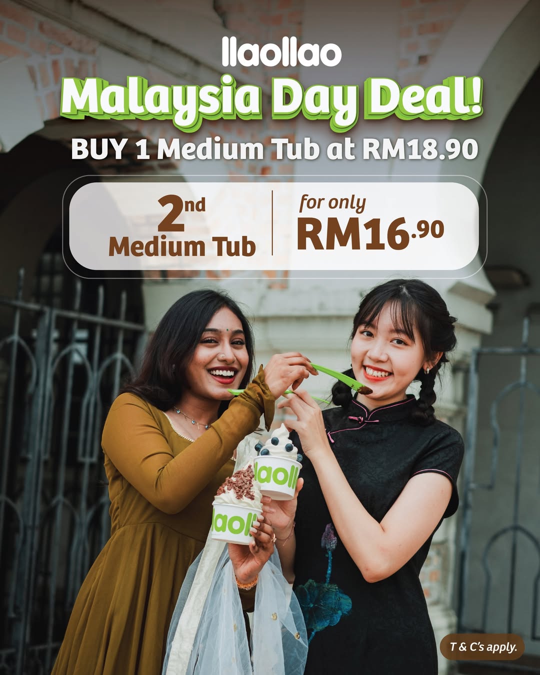 Llaollao Medium Tubs Malaysia Day Special Promotion