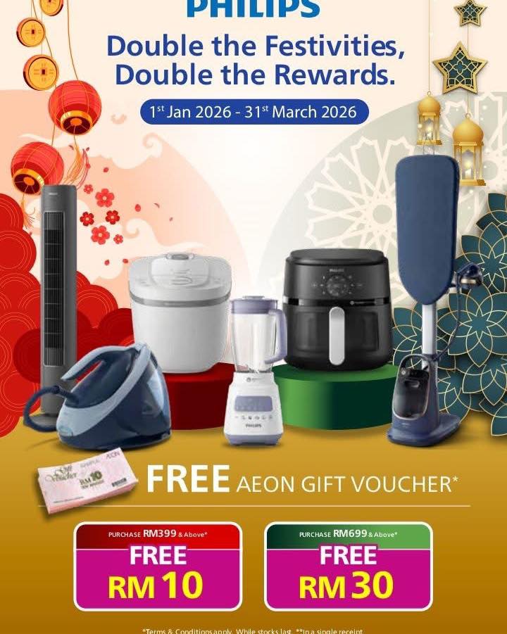 Philips Home Appliances Promotion at AEON Tebrau City