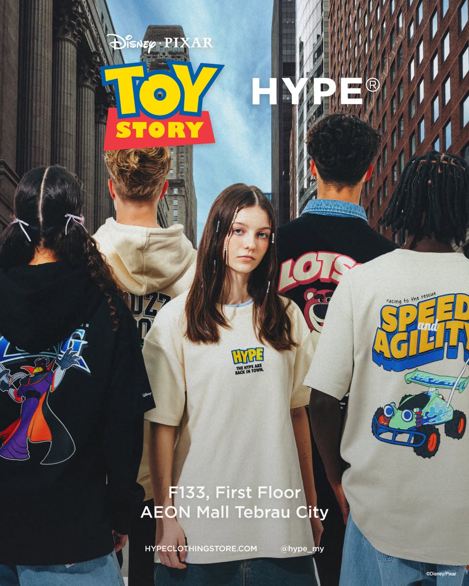 Toy Story character inspired designs by HYPE