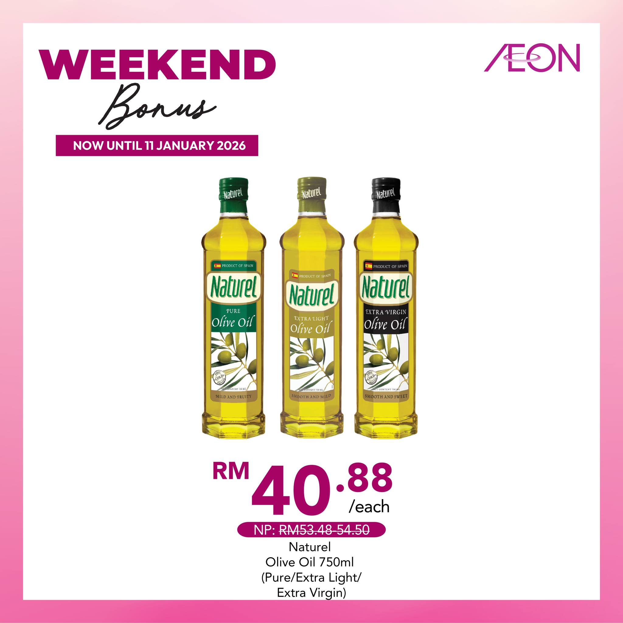 AEON Weekend Bonus promotional flyer part 5