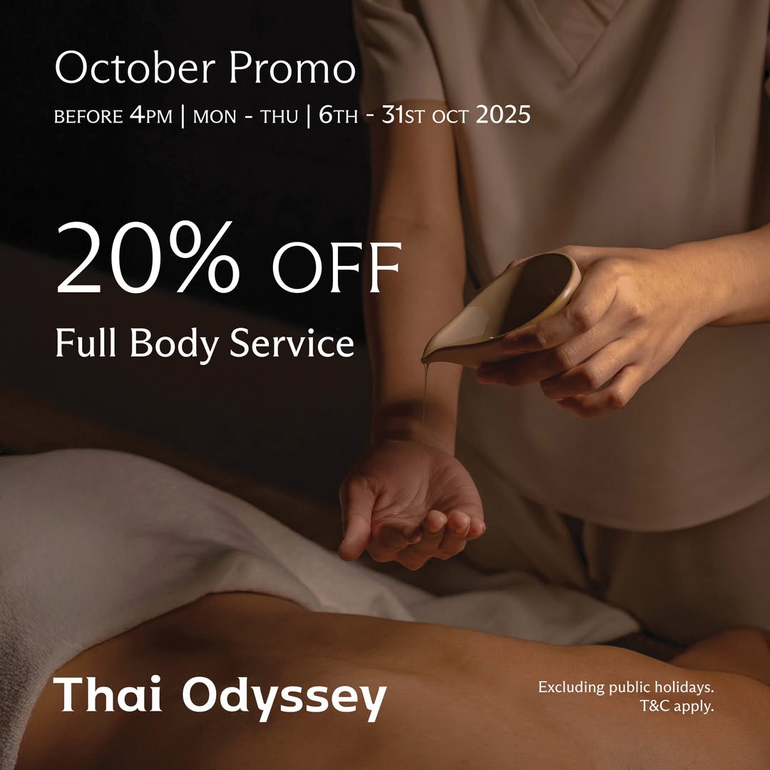 A serene massage room at Thai Odyssey, inviting relaxation.