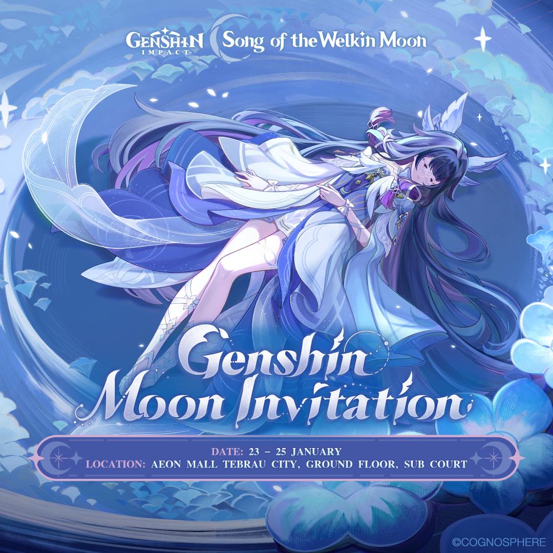 Genshin Impact Moon Invitation Roadshow at AEON MALL Tebrau City