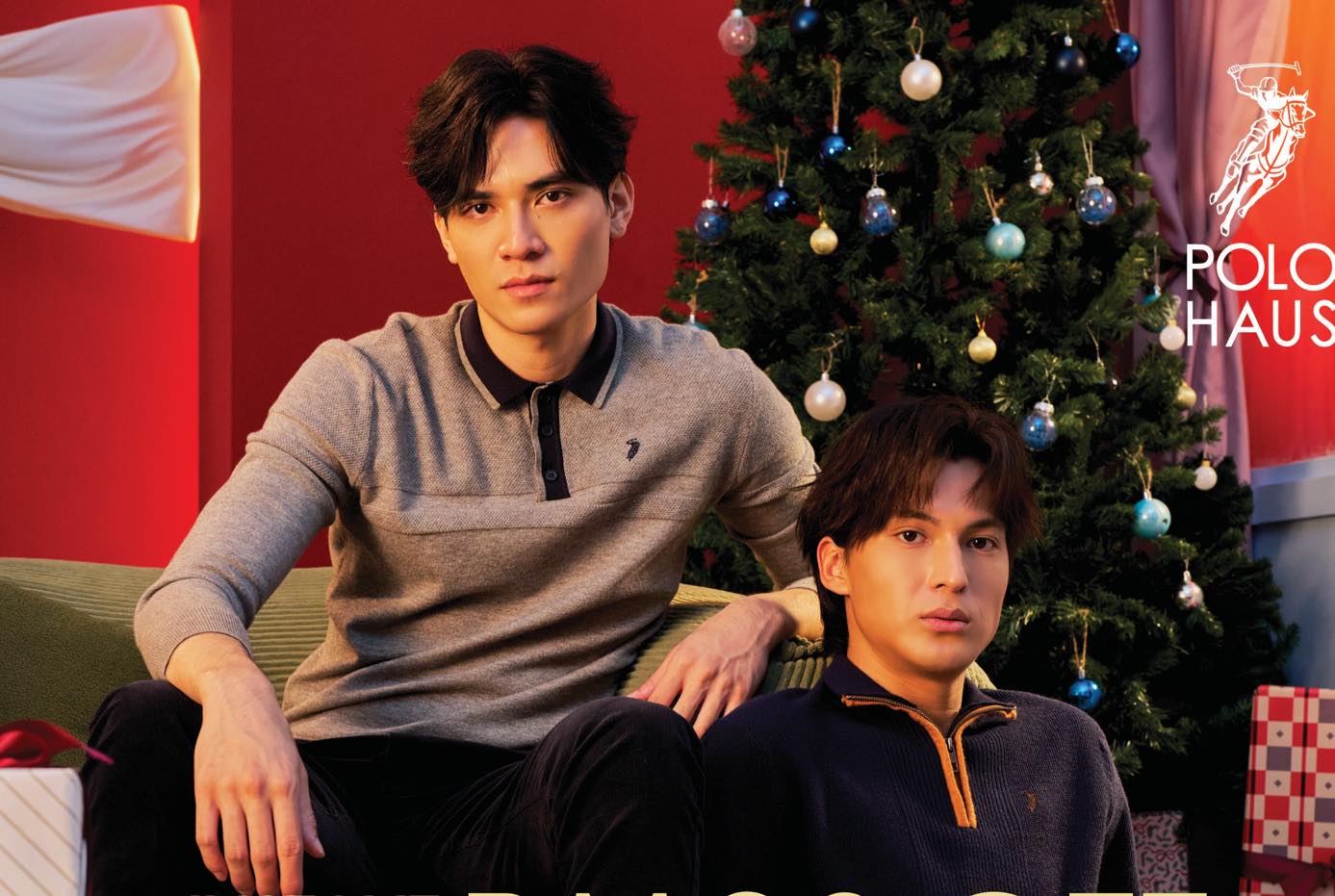 Polo Haus holiday collection display, showcasing stylish festive wear.