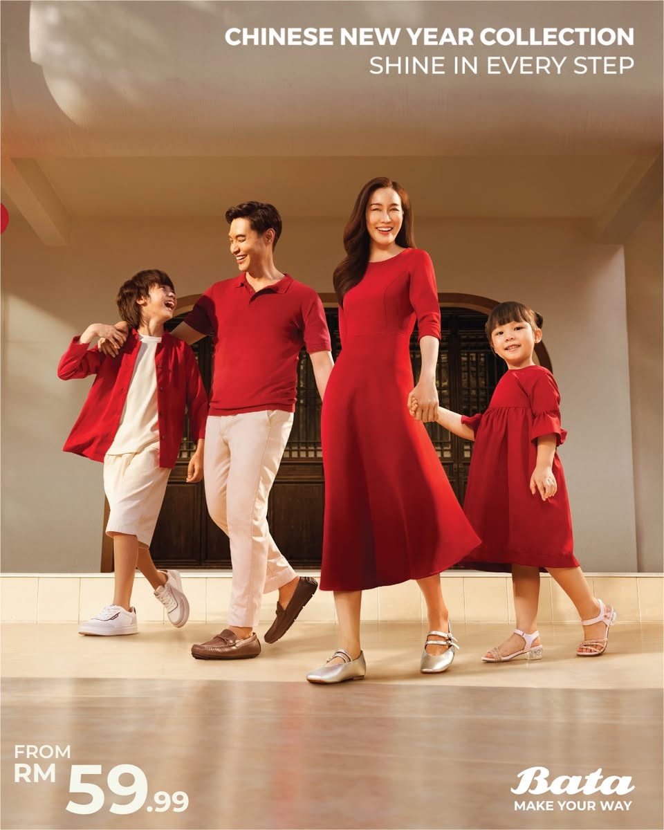 Coordinated family footwear for the Year of the Horse