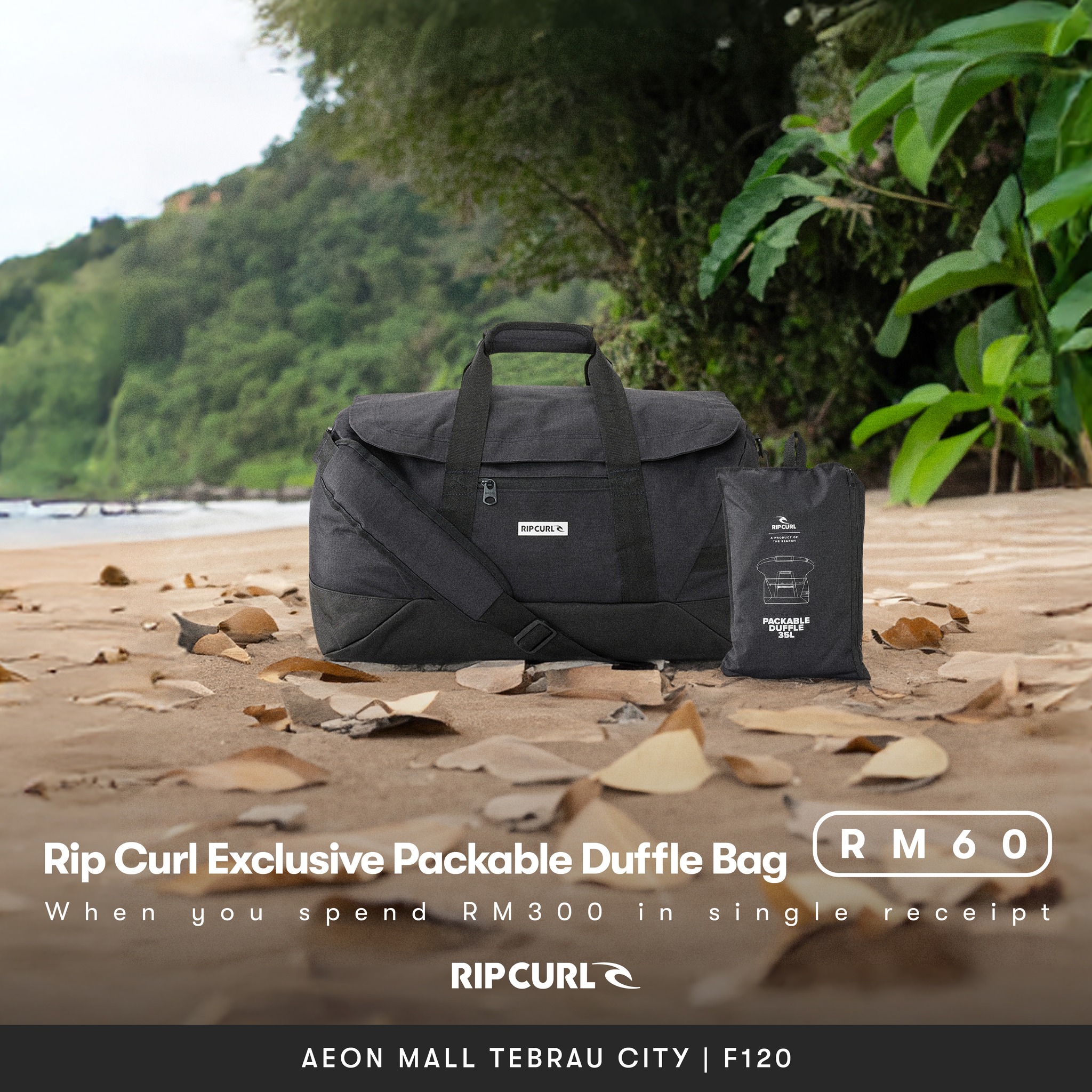 Rip Curl Packable Duffle Bag promotional image