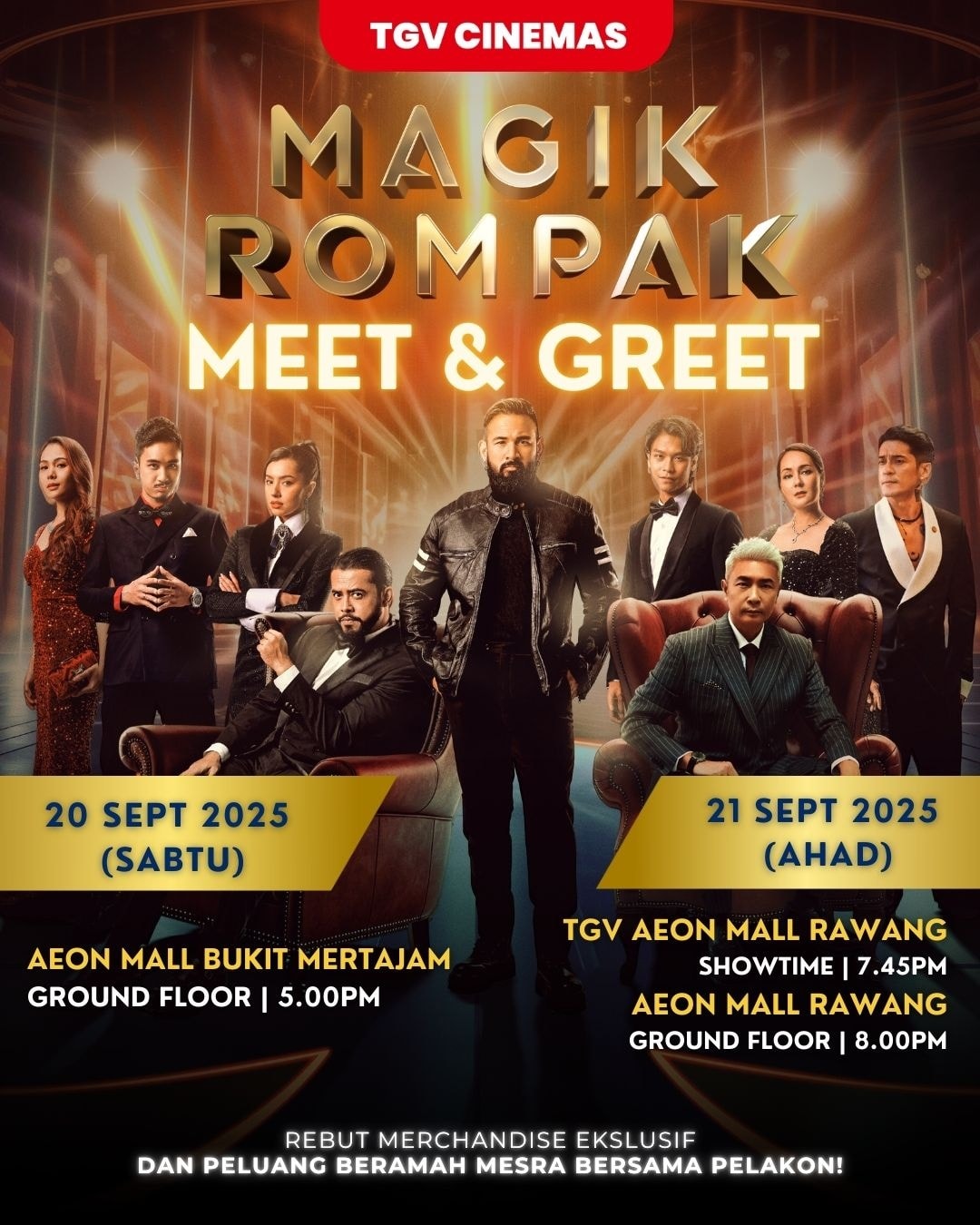 The Magik Rompak team ready for their upcoming tour