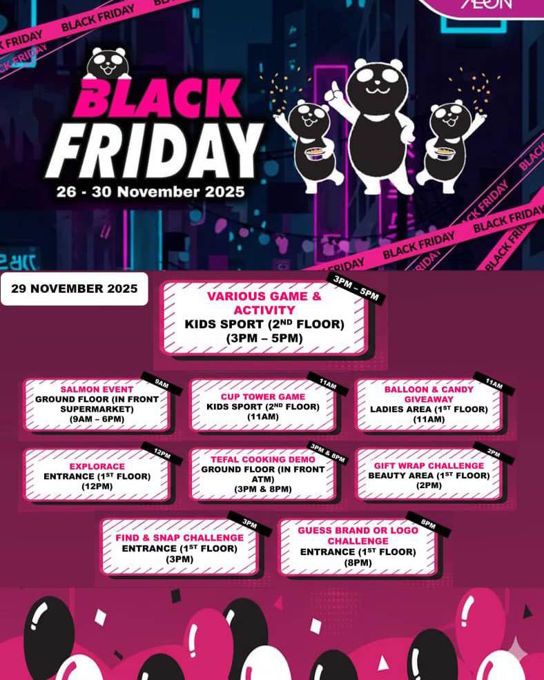 Children engaging in a fun activity at AEON Tebrau City