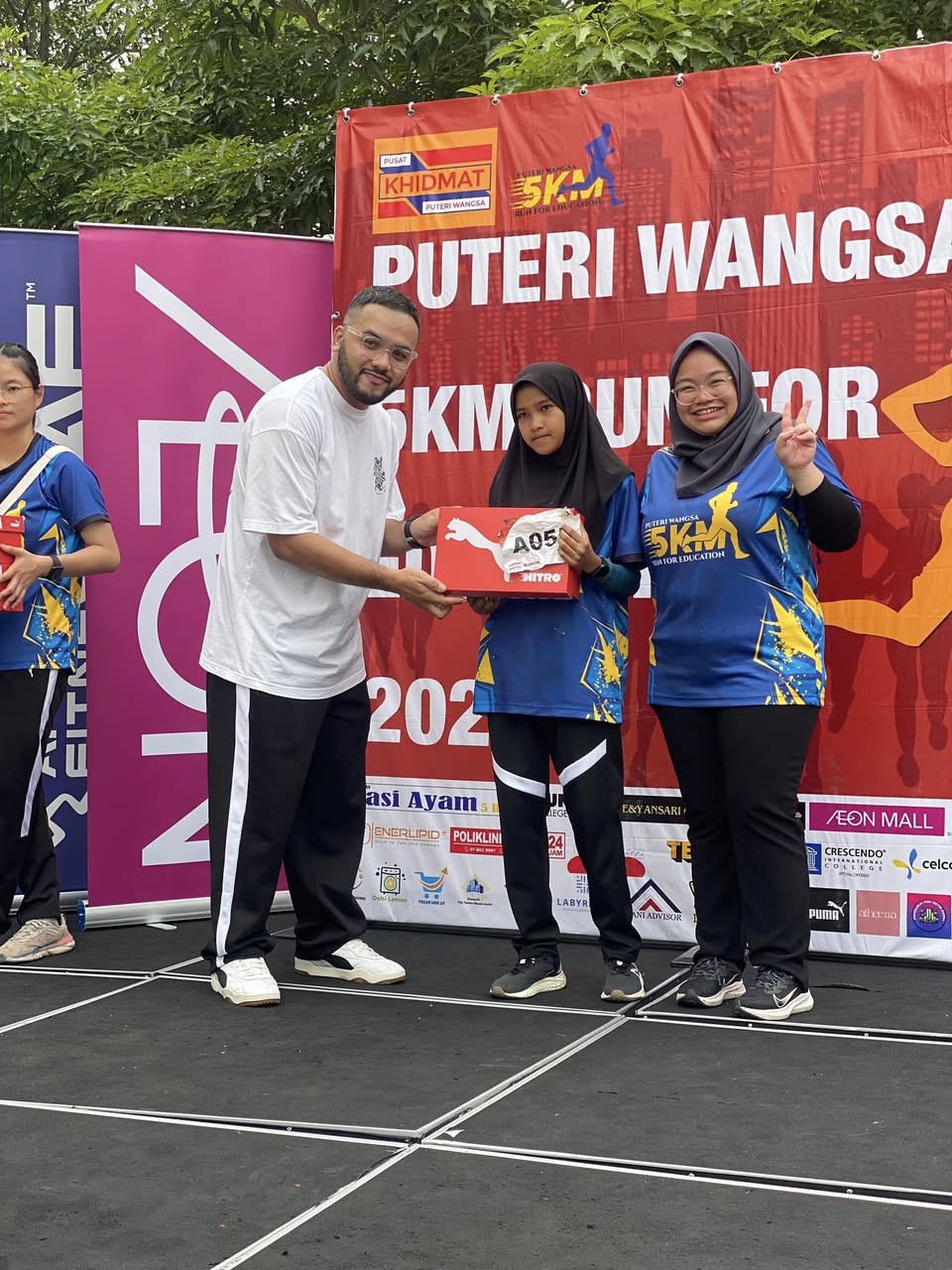 Participants gather at the Puteri Wangsa 5KM Run for Education 2025