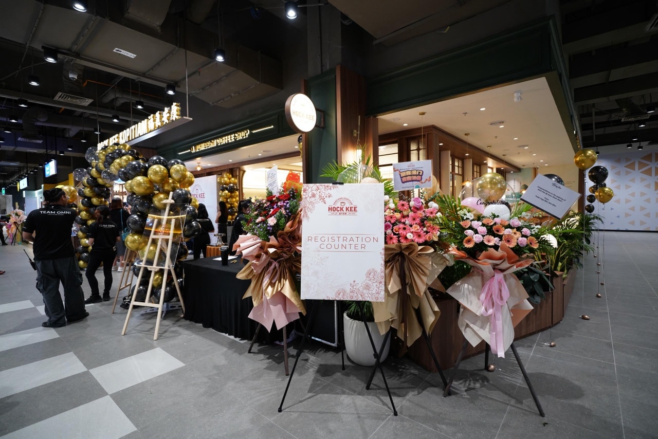 Customers enjoying their experience at the newly opened Hock Kee.