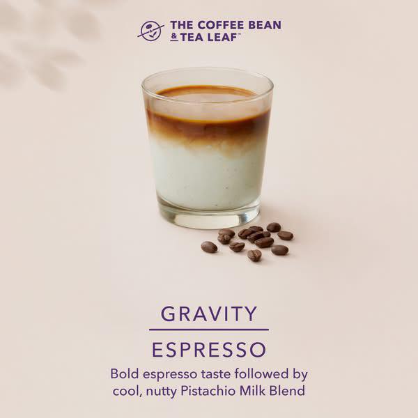 Rich Houjicha blended with nutty Pistachio Milk