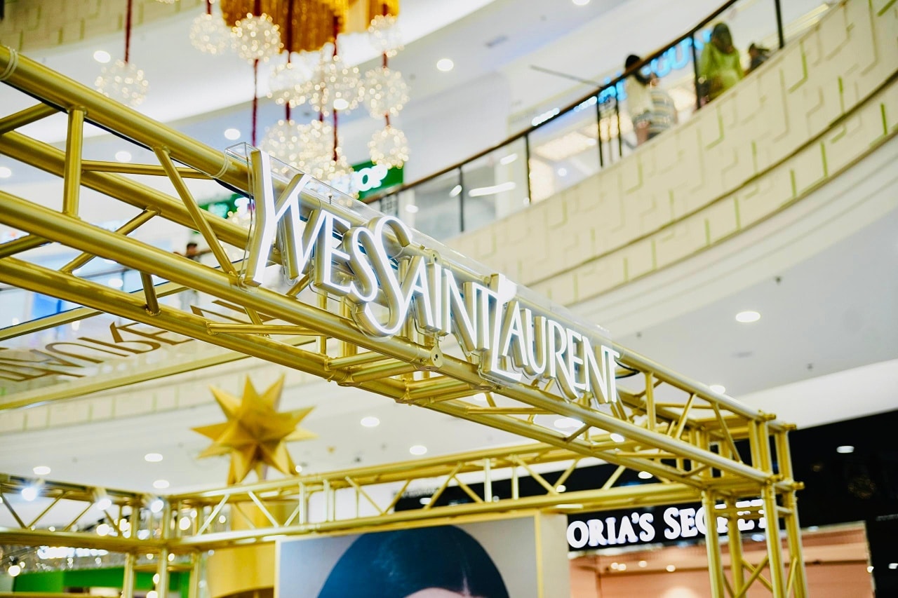 Kiehl's brand showcase at the holiday beauty pop-up