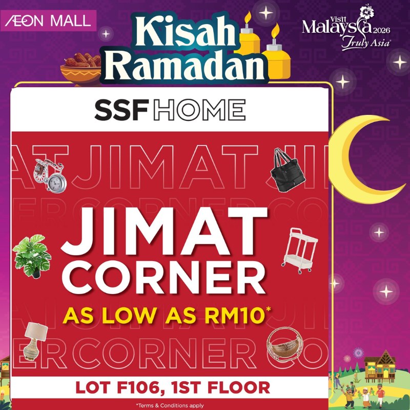 SSF Home Ramadan Special Promotion at AEON Mall Tebrau City