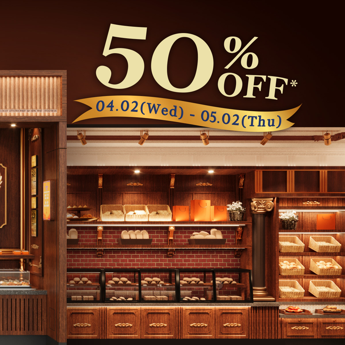 Assorted cakes and Swiss rolls